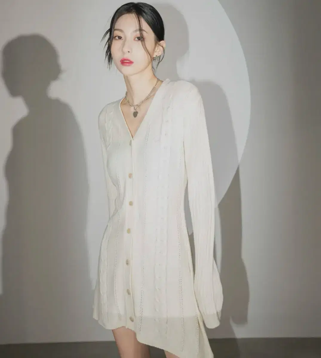 무신사 어반드레스 knit dress 니트원피스 아이보리